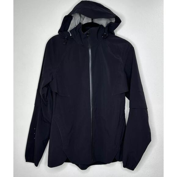 lululemon athletica Jackets & Blazers - RARE Lululemon Black 2017 Whistler Ambassador Summit Jacket Front Zip Hooded 4